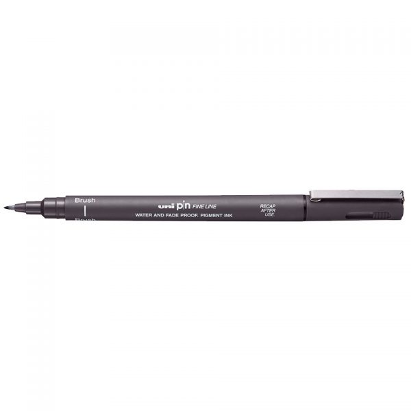 uni PIN Brush Dark Grey