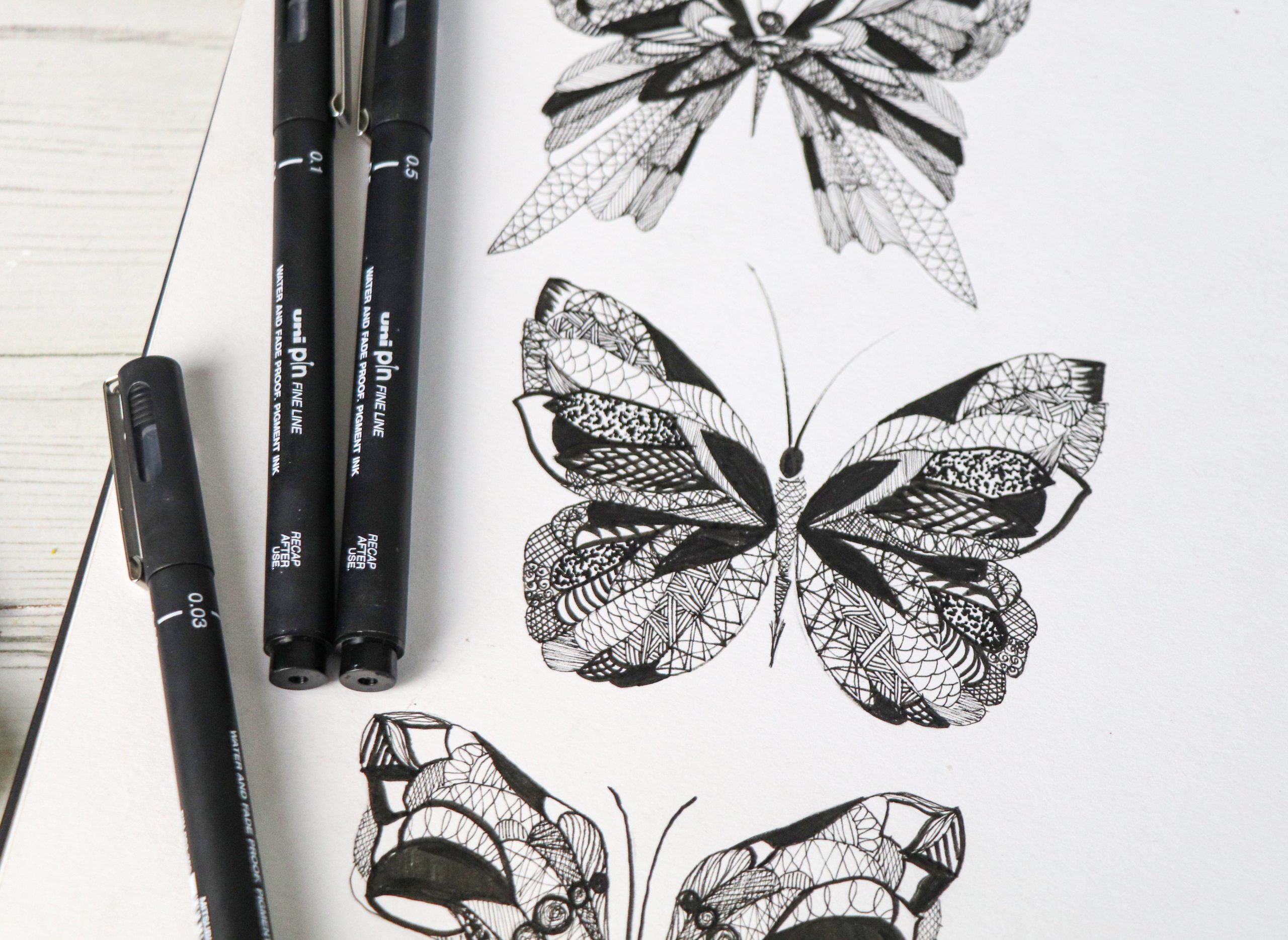 Intricate designs with PIN pens